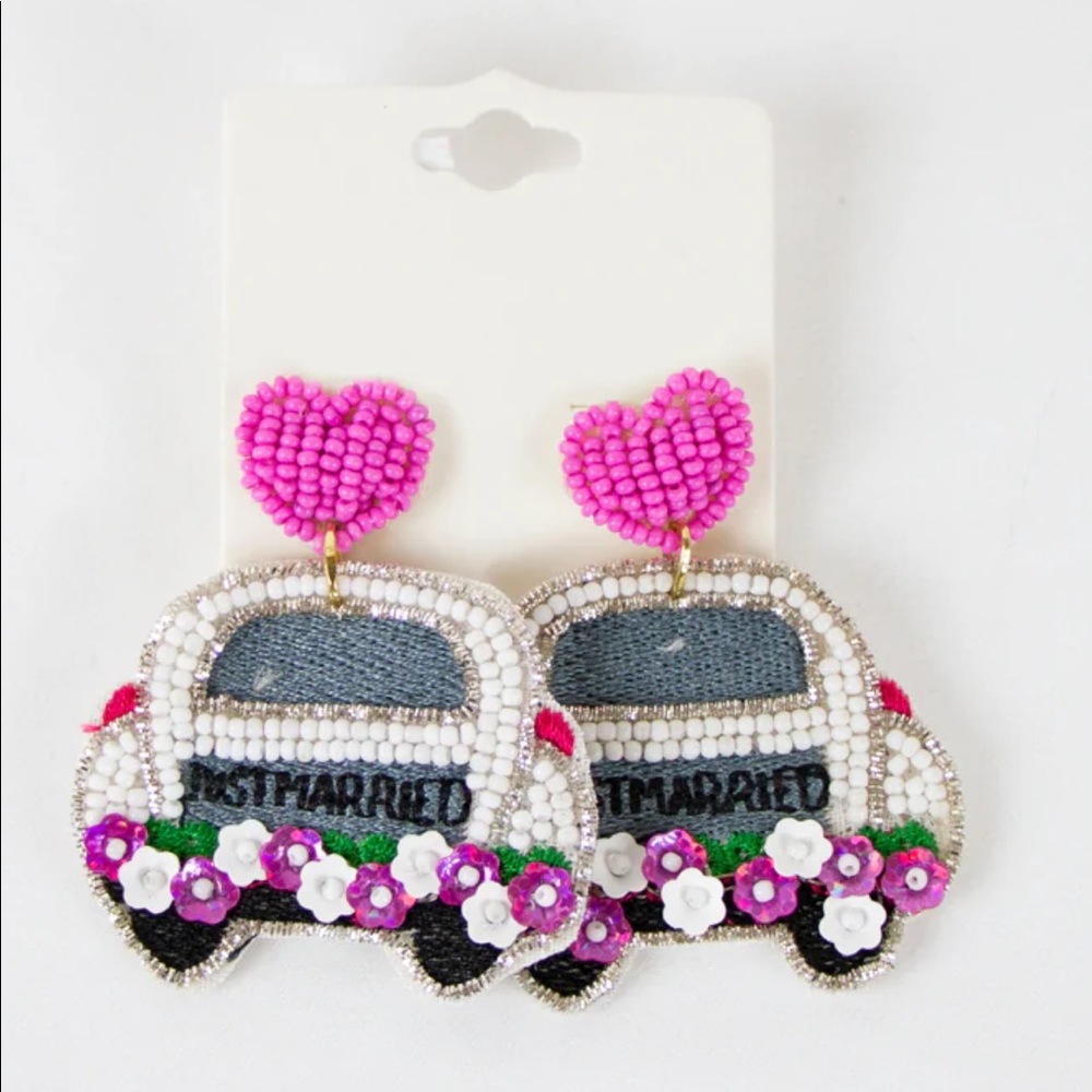 Just Married Earrings